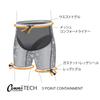 Conni Kids Swim Shorts Sand Waterproof and Sealed Swimwear Kids Swim Shorts Sand Castle "Toggles" (JP100 - Castle) AU2-4,