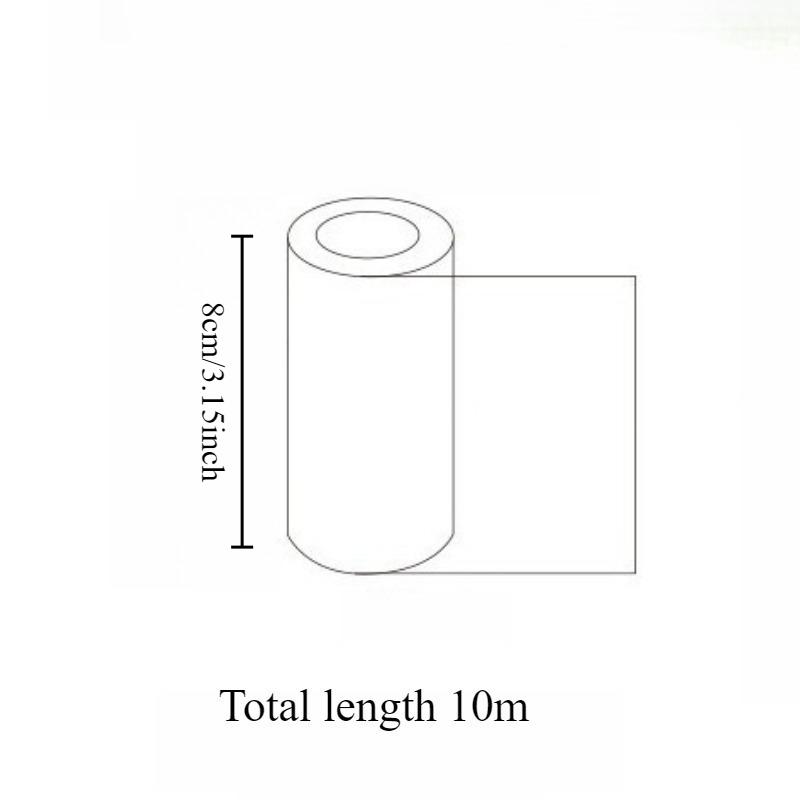 1 Stück Hohe Transparenz Mousse Kuchen Rand 5m PP Keine Rohe Kante Popping Paste Kuchenverpackung Dekoration Backverpackung