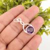 Amethyst Gemstone Jewelry, 925 Solid Sterling Silver Pendant, Handmade Gorgeous Silver Chain Jewelry For Wedding Gift