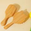 1Pc Wood Comb Professional Healthy Paddle Cushion Hair Loss Massage Brush Hairbrush Comb Scalp Hair Care Healthy Bamboo Comb