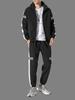 Men's Spring 2025 Korean Style Casual Suit: Youth Sport Two-Piece Set Plus Size