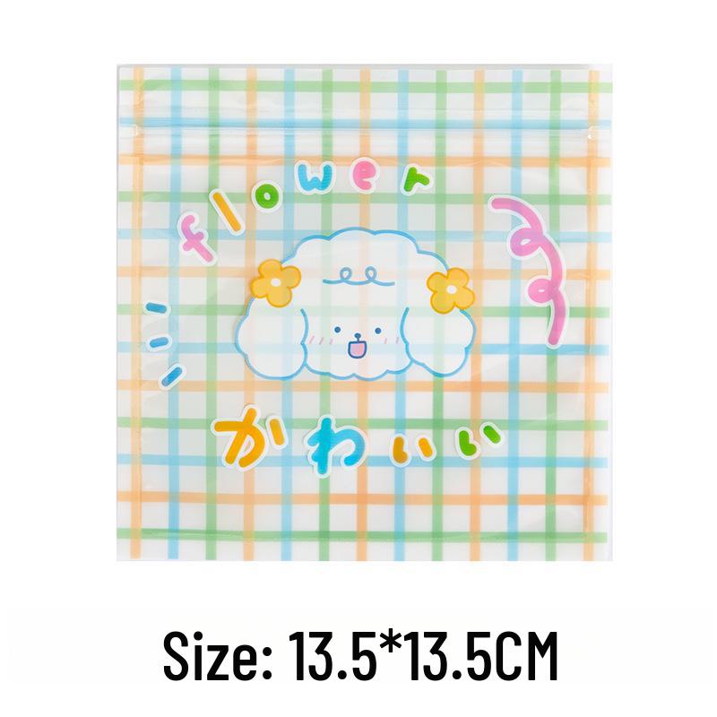 

Корейський милий ведмедик, снеки та цукерки, сумка на блискавці для дрібних предметів 13.5*13.5