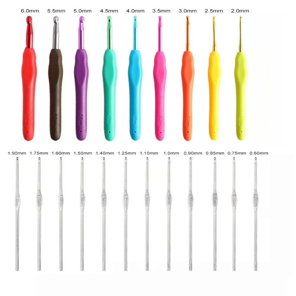 130pcs/set Weaving Accessories Knitting Crochet Hook Set DIY Sewing Tool Women