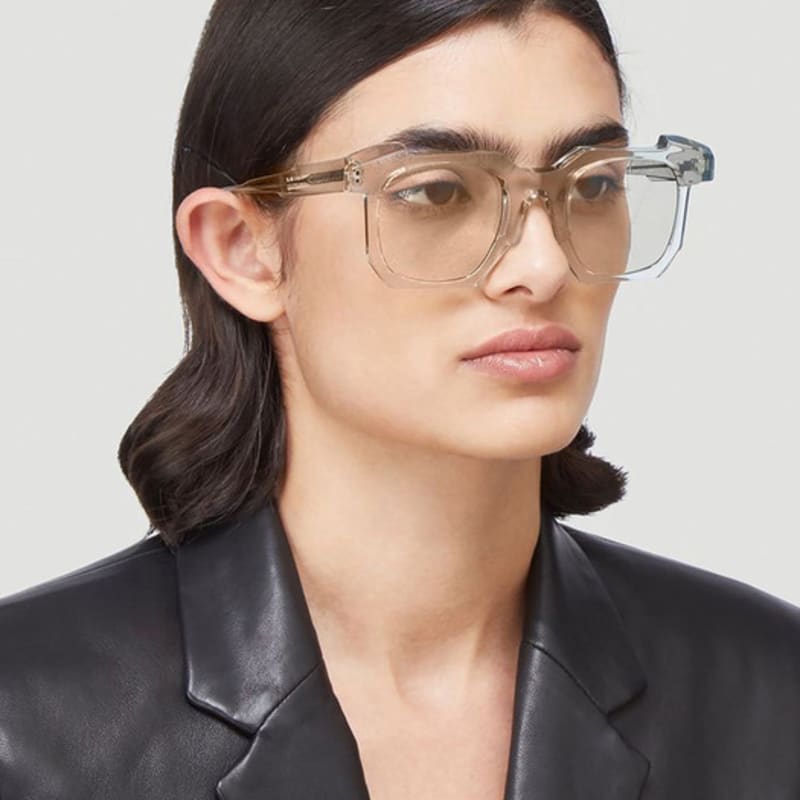 LOOKING4U Neoretro 5553 Newtro Ugly Horn-Rimmed Glasses C1 Black