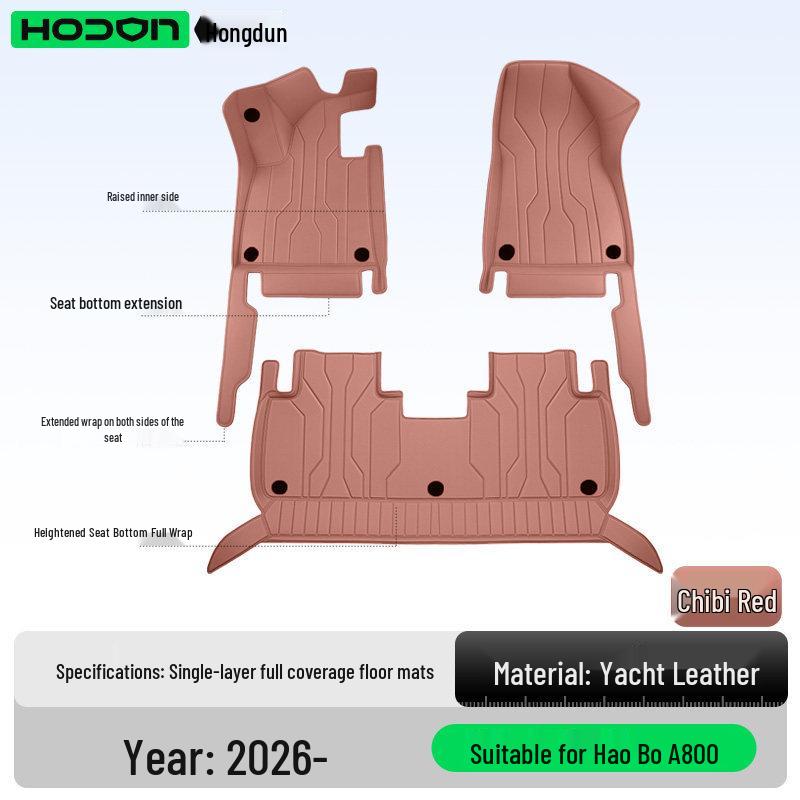 Hao Bo A800 All-Inclusive Floor Mats for 26 New Model: Extended Range Car Interior Carpet Accessories Haobo A800 26 New Model