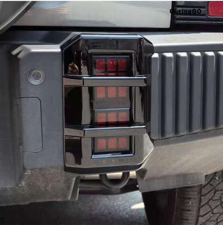 Jetour Traveler Shanhai T2 Front and Rear Light Covers and Fog Light Frame Trim.