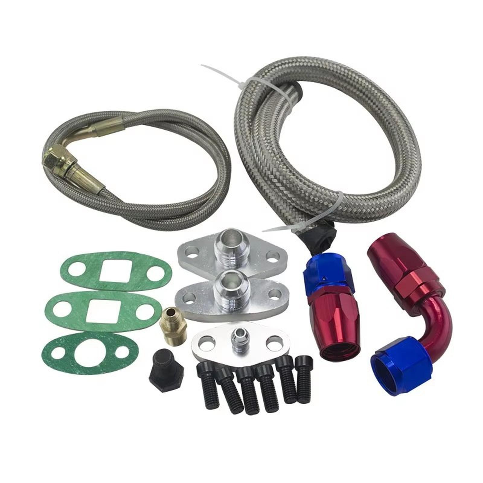 

- T3 T4 T3/T4 T70 T66 TO4E Маслоподающая магистраль Масляная магистраль Комплект масляных магистралей синий и красный -TOL21 One Size