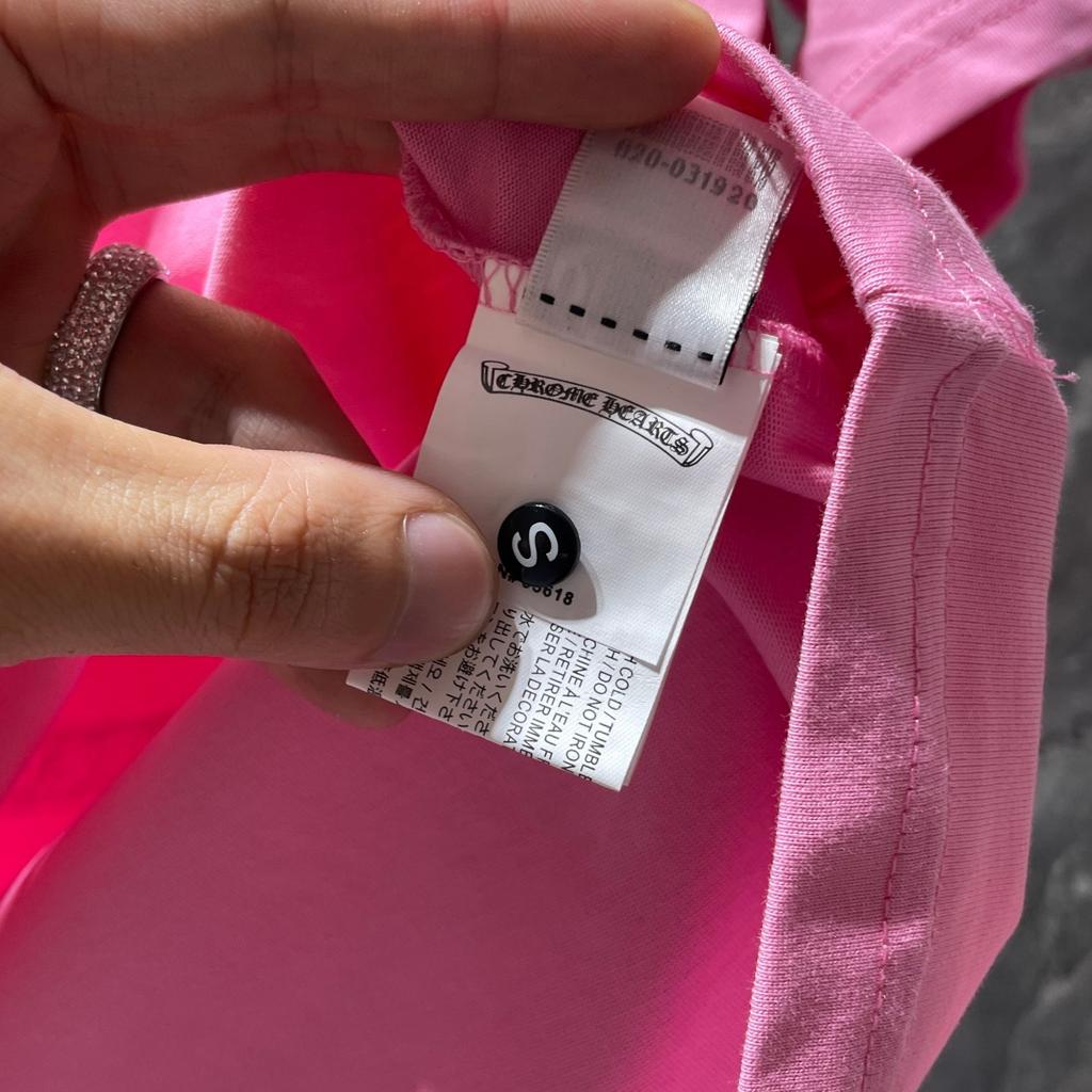 8760 CHROME HEARTS 2026 Lato Nowa Wysokiej Jakości Bawełniana Okrągły Dekolt Luźna Duży Rozmiar Męska i Damska Koszulka Koszulka dla Pary