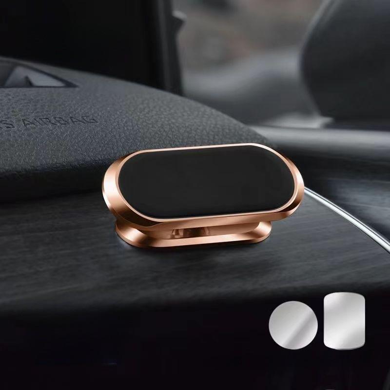 Universal Car Phone Holder Magnetic Mount With Alloy Material For Navigation And Driving Comfort