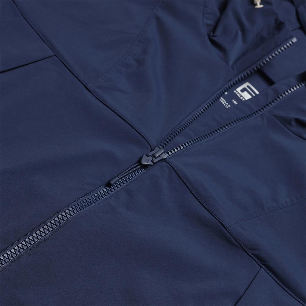 Fila Explorer Fashion Outdoor Sports Casual Versatile Woven Hooded Jacket Women Jackets Soft-Blue A11W537710FBU