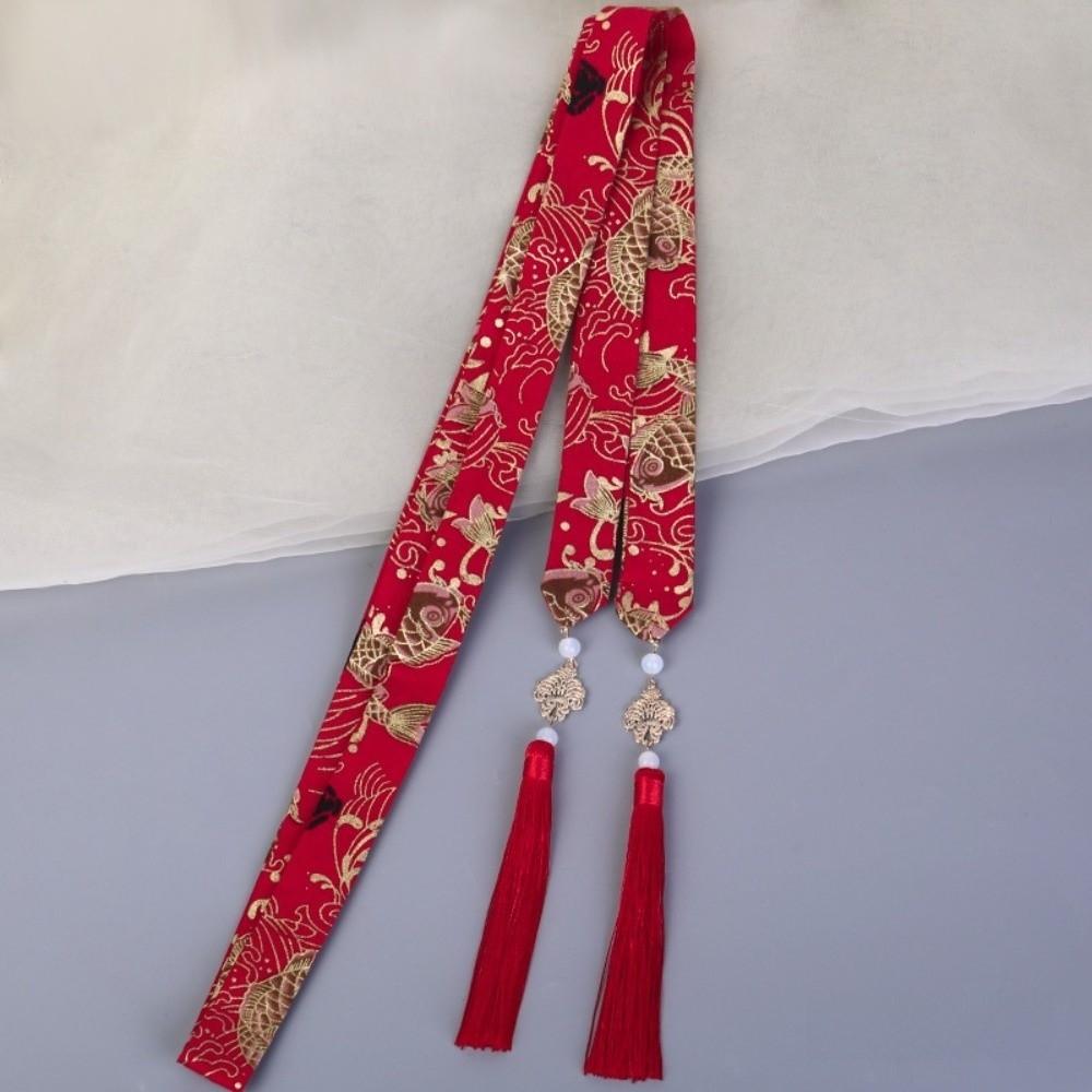 Chinese Hanfu Hair Bands Long Hair Straps Retro Style Hair Ribbons Hair Ornament Braided Hair