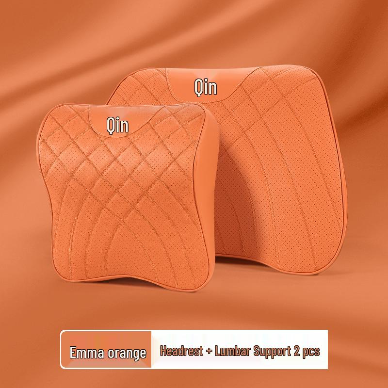 Car Neck Pillow & Lumbar Support for BYD Qin Pro Plus, Han Tang DMI Seats