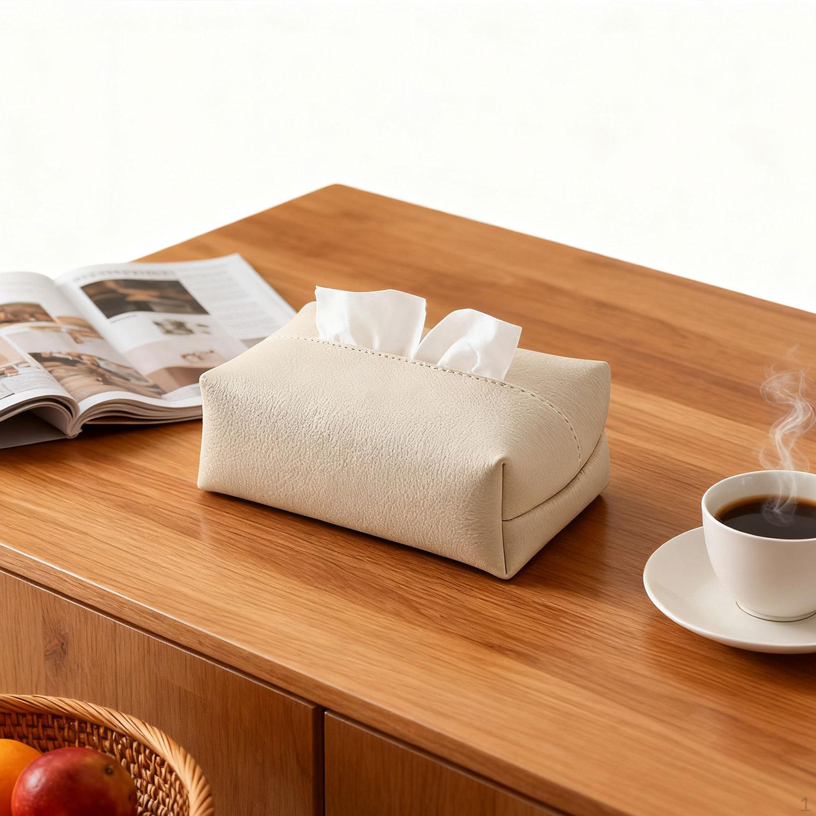 

Прямокутний Органайзер-Кришка для Коробки Серветок Тримач для Серветок для Ресторану білий