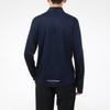 Nike Pacer Dri-FIT Solid Print Half-Zip Running Sports Fitted Stand Collar Long Sleeve T-Shirt Men Tops Navy BV4756-452