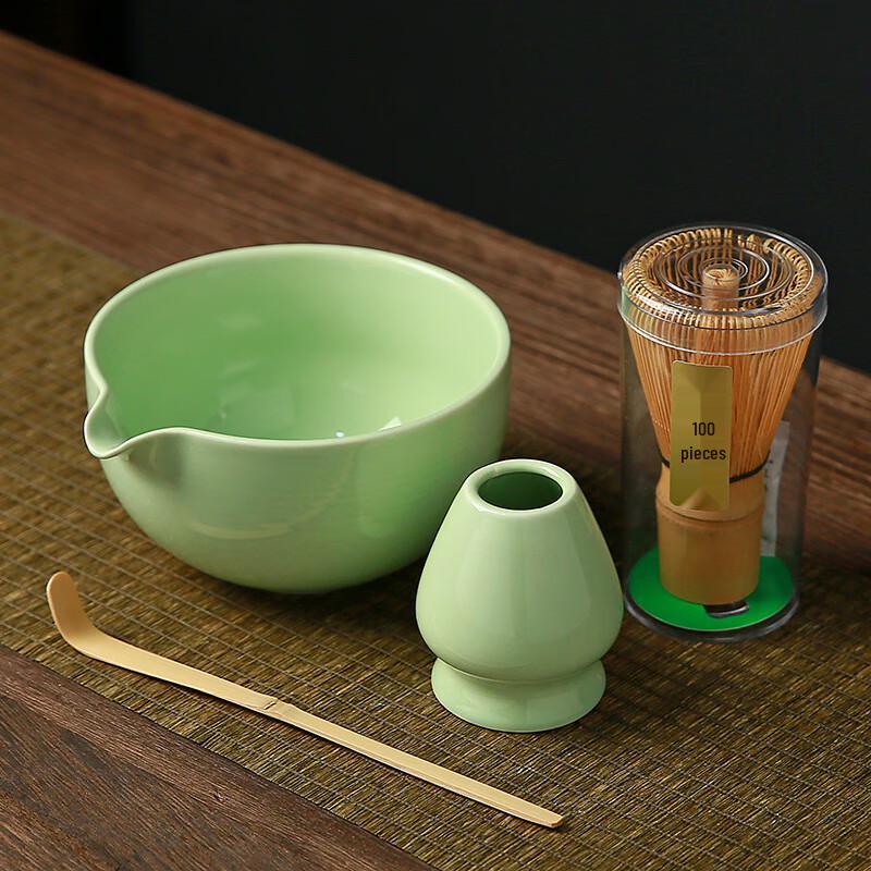 Japanese Style Ceramic Matcha Bowl Set
