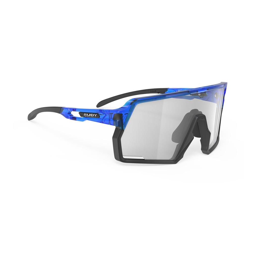 Rudy Project Kelion Sports Crystal Blue 2 Photochromic Laser Black Sunglasses, Frame, ImpactX® Lenses, SP857877-0000