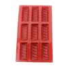 9 Holes Thread Silicone Chocolate Bar Mold Long Strip Mousse Dessert Biscuit Baking Mould Silicone Pastry Ice Grid Baking Tools