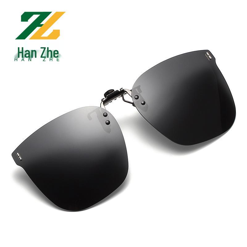 Polarized Clip-On Sunglasses for Driving - Trendy Night Vision Glasses for Men & Women