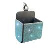 Rhinestone Leather Car Document & Air Vent Organizer