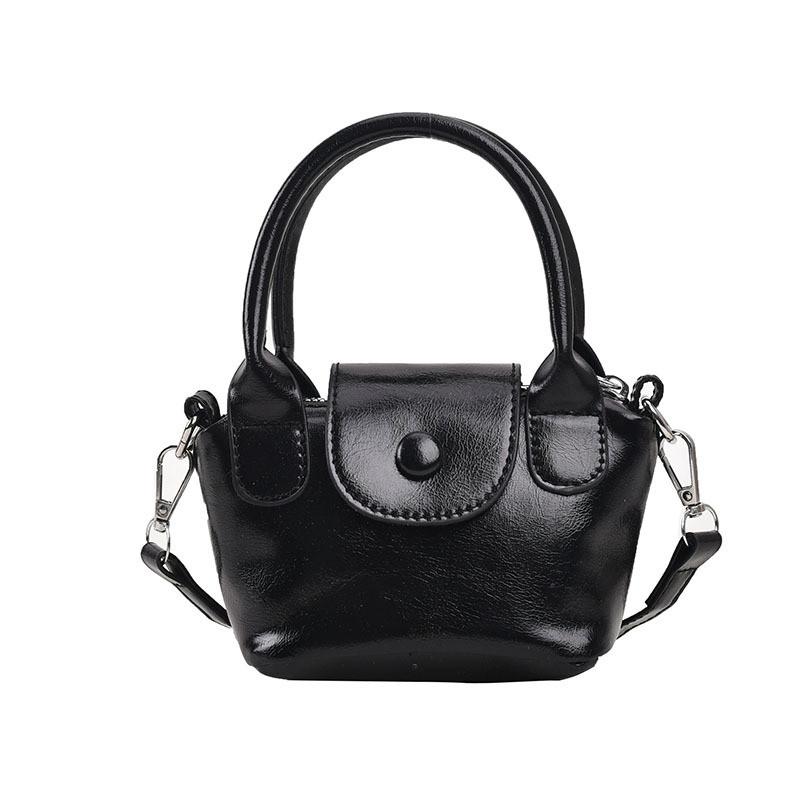

Trendy Stylish Children s Bag For Girls Boys Minimalist Solid Color Tote Crossbody чёрный