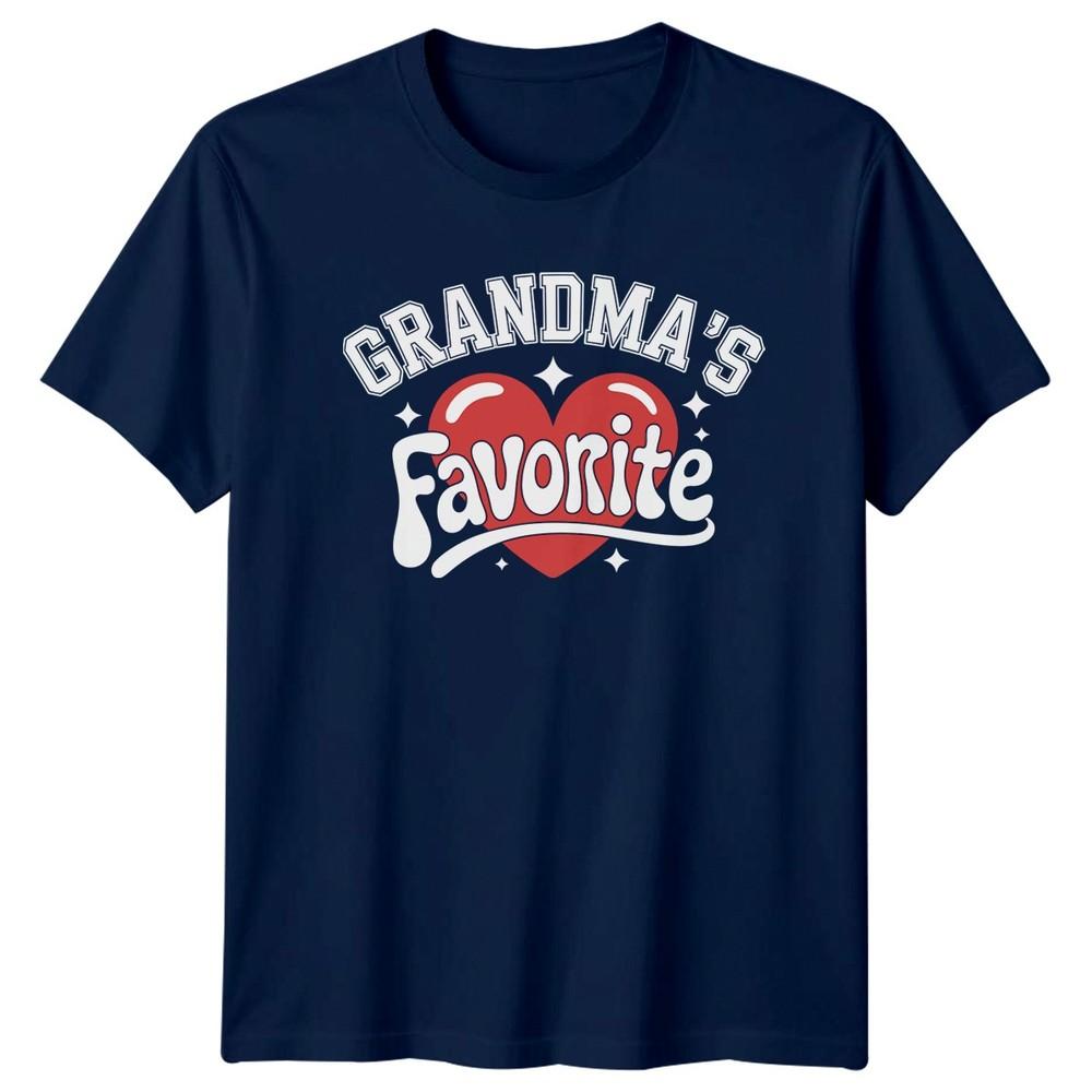 Grandmas Favorite TShirt Grandchild Slogan Family Relative Christmas