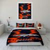Denver Broncos Logo Bedding Set (1 Duvet Cover, 2 Pillowcases, Duvet Not Included) Sofas