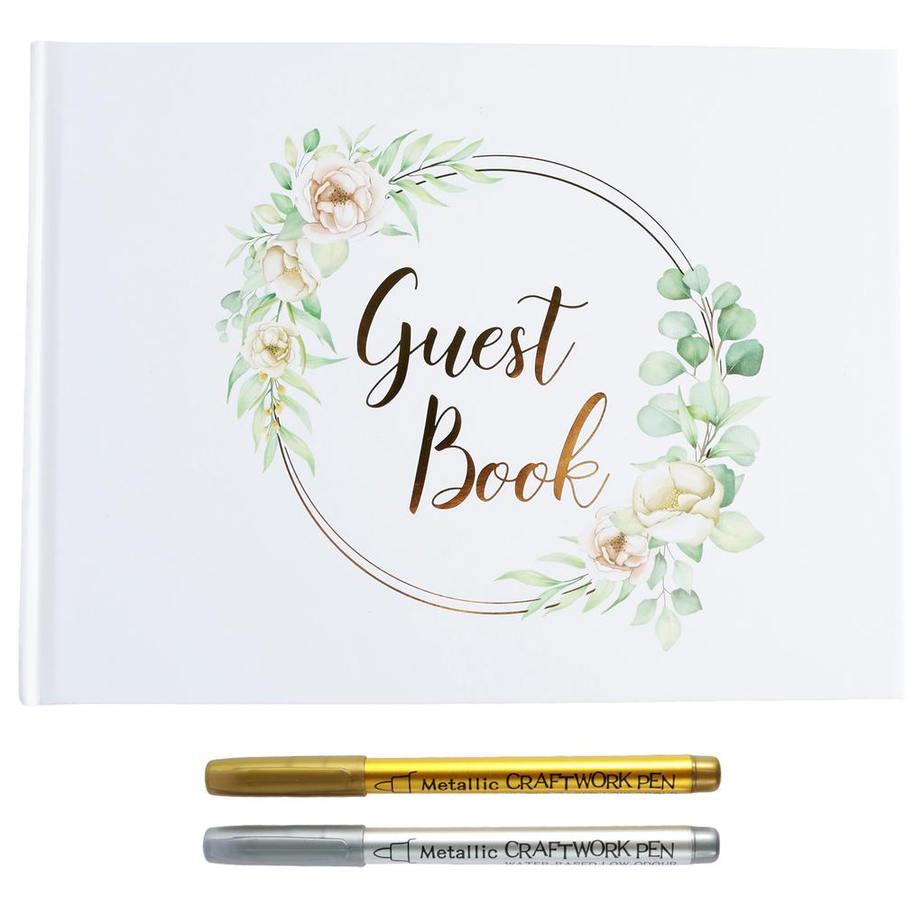 Personalisiertes Hochzeitsgästebuch Schlicht Elegant Hochzeitsparty Empfang Unterschriftenbuch DIY Hochzeitsfotoalbum Hochzeitsgeschenke