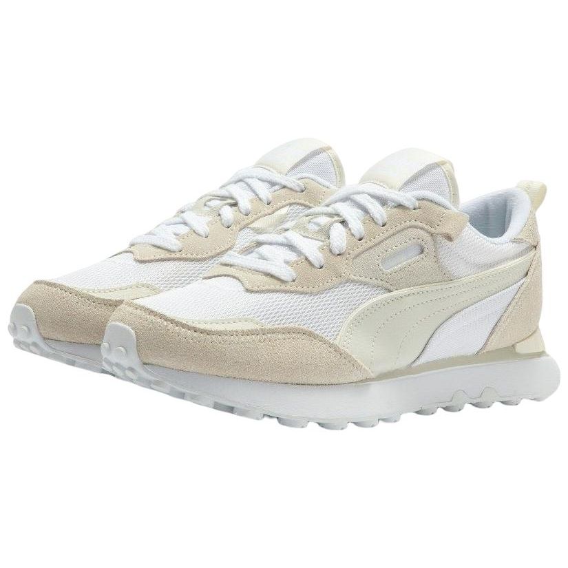 Puma Rider FV Retro Rewind - Warm White Vapor Grey Unisex Sneakers Cream 390168-06