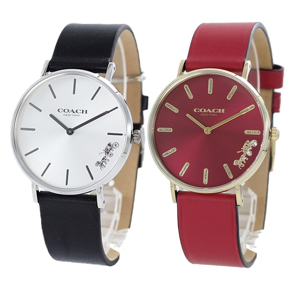 

Watch Pair Watch Storage Box Perry Leather 1450311514503852 [Coach] Men s Women s [Item]