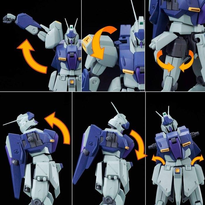 Bandai Spirits MG 1/100 Re-Gazi (Unicorn Ver.) Model Kit (Hobby Online Shop Limited) Blue, Purple, and Yellow. 18 cm.