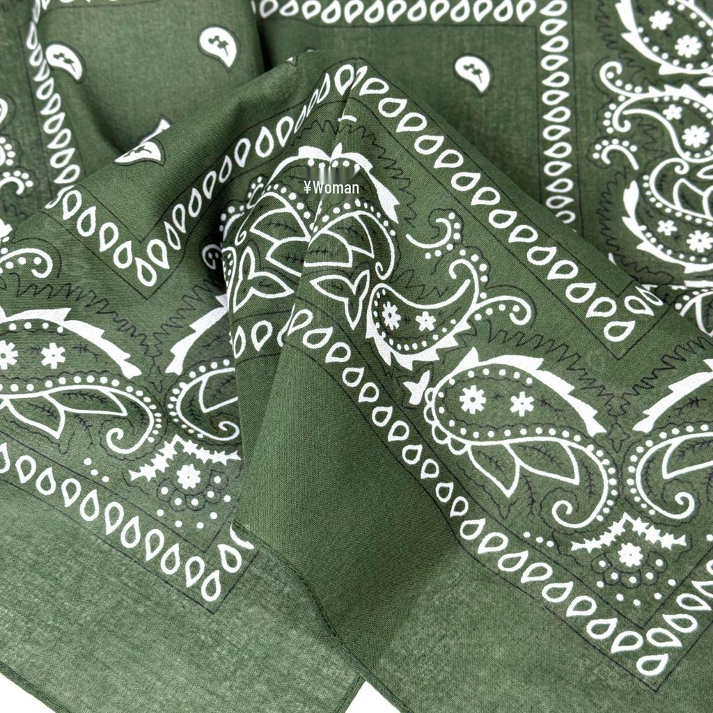 Cotton Paisley Headscarf and Cycling Mask