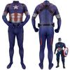Och lättviktig Avengers Captain America Steve Rogers Zentai-kostym**