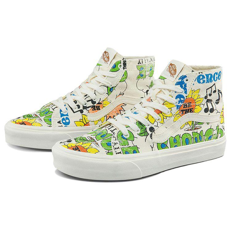 Vans Sk8-Hi Tapered Eco Theory - Eco Positivity Unisex Sneakers Multi-Color VN0A4U16ARG