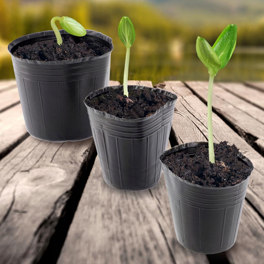 KADAX 100x Doniczka Produkcyjna Doniczki 9cm Na Rozsady Sadzonki miękka