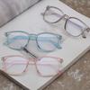 Anti-Blue Light Retro Reading Vintage Glasses Frame Fashion Computer Eyeglasses Frame For Women Colorful Mirrored