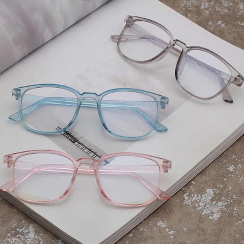 Anti-Blue Light Retro Reading Vintage Glasses Frame Fashion Computer Eyeglasses Frame For Women Colorful Mirrored