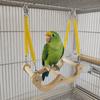 Wear Resistant Wood Bird Swing Chew-resistant Parrot Play Rack Bird Training Stand  Bird Enrichment
