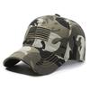 Four-Season Outdoor American Flag Dome Baseball Cap for Men and Women, Cotton, Simple Embroidery, Casual Sunshade Duckbill Hat