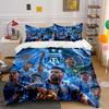 Set Biancheria da Letto a Tema Squadra di Calcio Argentina Set Biancheria da Letto (1 copripiumino, 2 federe, piumino non incluso)