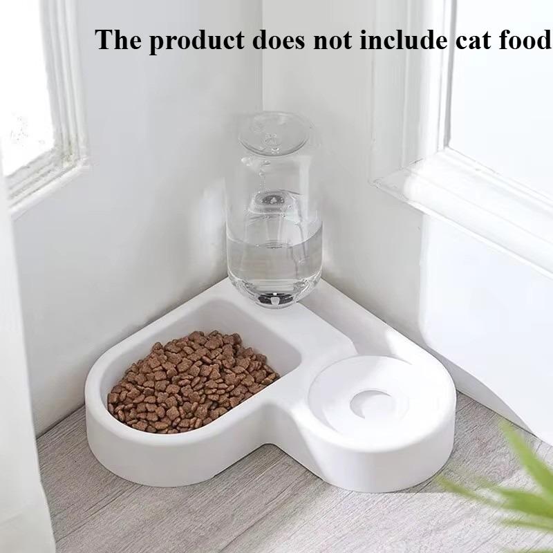 

1pc Automatic Drinking Love Pet Bowl Moisture-proof Cat Bowl Dog Basin Dual-use Multi-functional Drinking And Feeding