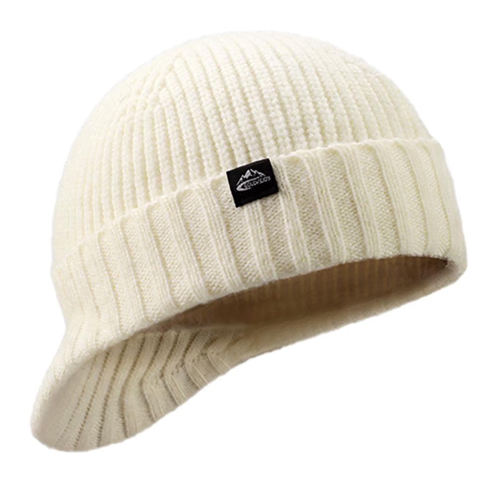 GOLOVEJOY DMZ94 Women Winter Short Brim Warm Cap Windproof Knitted Duckbill Hat A