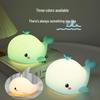 Whale Silicone Night Light: USB Rechargeable Tap Light for Kids' Bedroom - Perfect Sleep Companion and Birthday Gift