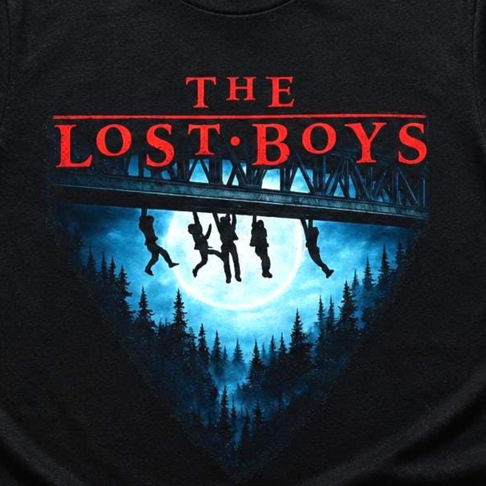 The Lost Boys Shirt, 1980s Horror Movie Tee | Vintage Vampire Graphic T-Shirt, Classic Cult Cinema Apparel, Retro Goth Unisex Top 1987 L