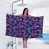 1pc Butterfly Print Towel Sports Quick-Drying Super Absorbent Camping Towel Super Soft Lightweight Gym Swimming Yoga Beach Towel