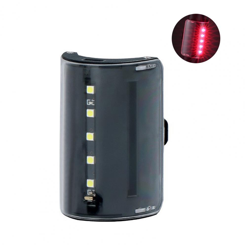 Seatpost Bicycle Rear Light Red Safety Warning Waterproof Touch Control Auto-sensing USB Rechargeable Bike Tail Light