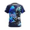 NEUE Mode Anime Super Saiyajin Vegeta Aufdruck Herren Freizeit Dragonball Kurzarm T-Shirts