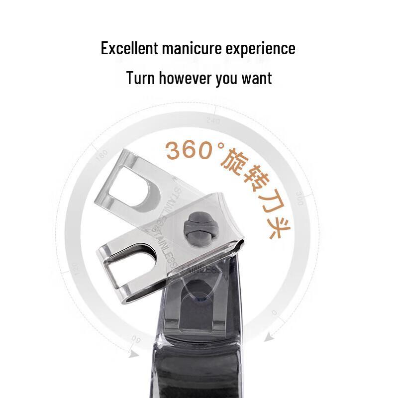ZWILLING Anti-Splash 360-Degree Rotating Nail Clipper