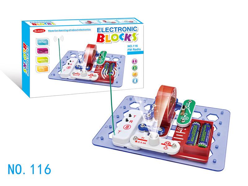 Blocuri electronice de construcție pentru copii Set de explorare laborator științific STEM