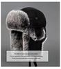 Gorro de Esquí Grueso para Hombre: Estilo Lei Feng de Otoño/Invierno, Protección para las Orejas, a Prueba de Frío, Algodón, para Ciclismo al Aire Libre