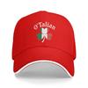 O'talian Half Irish Italian Flag Heritage St Patrick's Day Casual Baseball Cap  Outdoor Gym Trucker Hat Summer Sun Baseball Caps